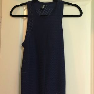 Vull mesh navy tank